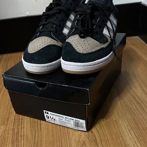 Adidas Centennial BS Low ADV Sneakers - Black and Tan